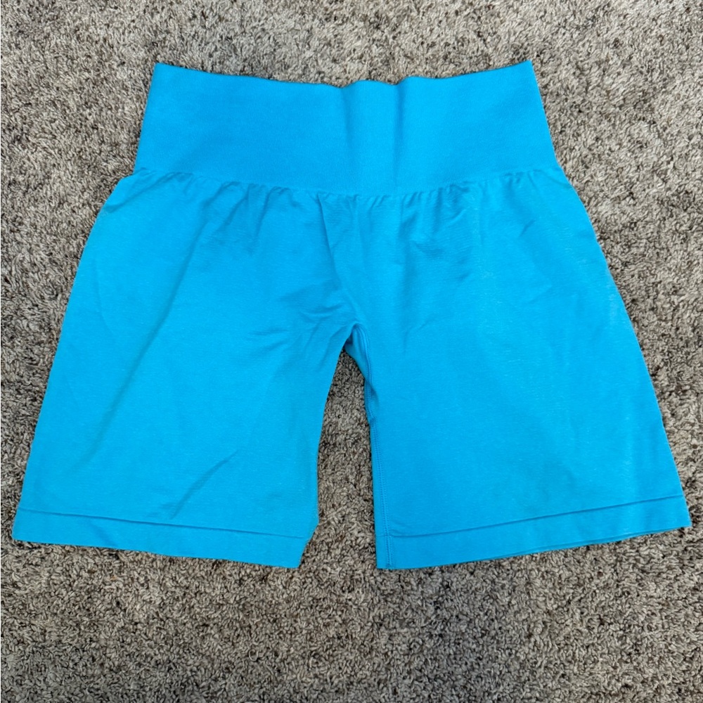 NVGTN Women's Vibrant Blue Bike Shorts